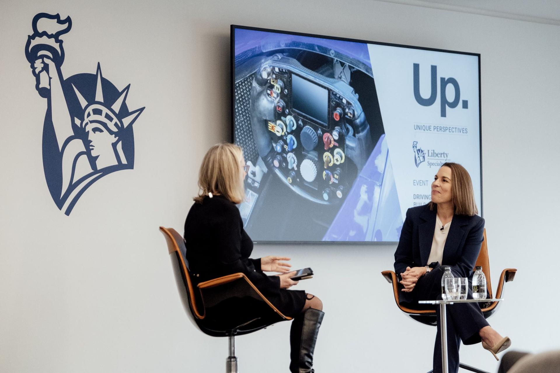 Claire Williams at the Unique Perspectives event