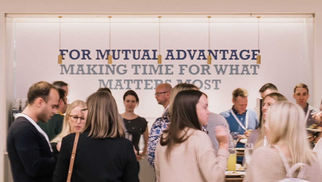 Liberty Specialty Markets employees talking 